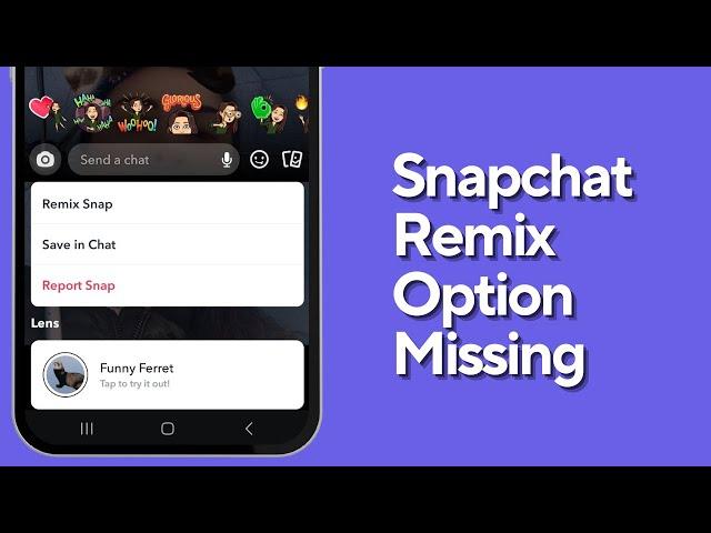 Snapchat Remix option not available | Solution Working !!!