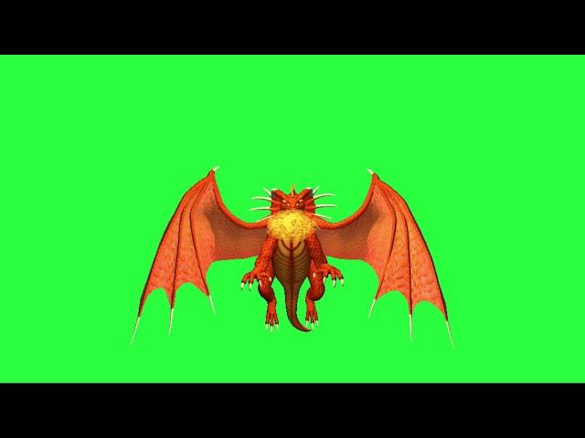 Dragon Fire Green Screen | Dragon Flame | Sky Fx