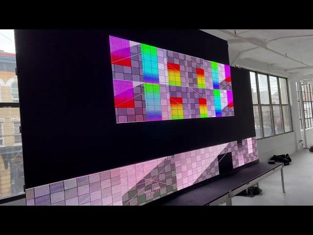Mapping 1280p x 640p Led Screen With 10 Ports NovaStar VX1000 Processor