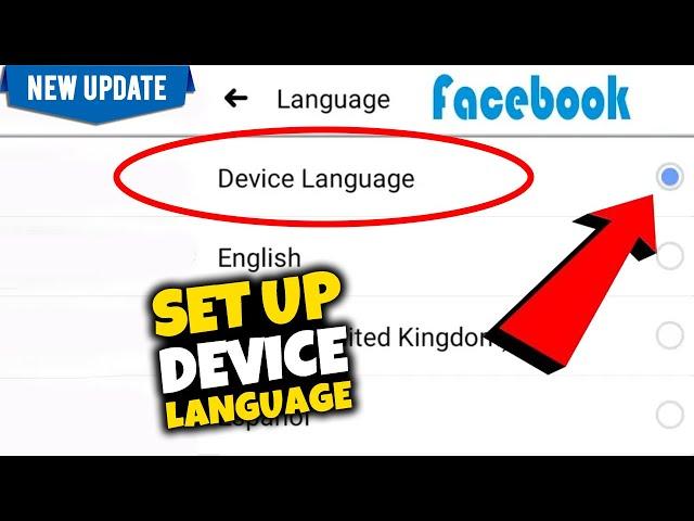 How to set up device language in Facebook Apps 2024 [ update ]