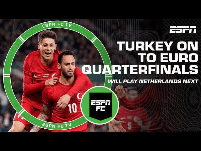 Turkey SURVIVES Austria to ADVANCE to EURO Quarterfinals  ESPN FC reacts to thriller win