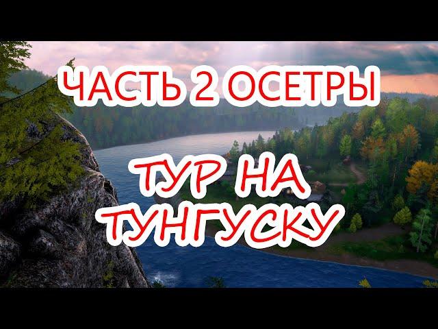 РЕКА НИЖНЯЯ ТУНГУСКА,  ЗА СКОЛЬКО НАФАРМЛЮ 1000 МОНЕТ НА ОСЕТРЕ | РР4 ТУР ПО ВОДОЁМАМ #14.2