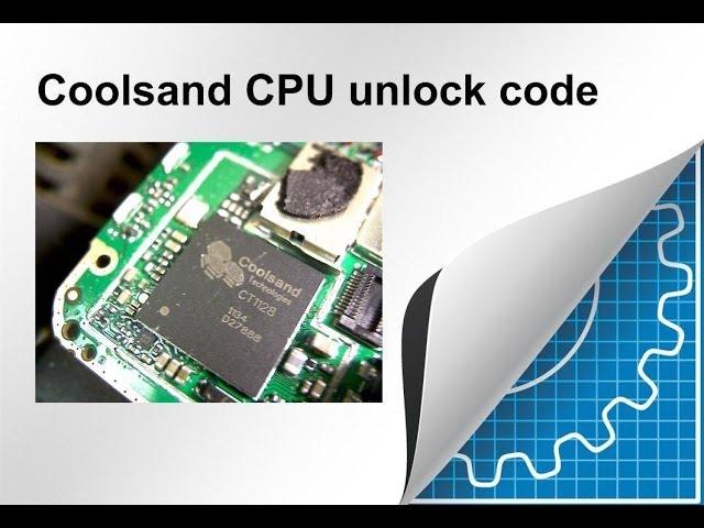 Mobile phone: Coolsand CPU unlock code (secret code)