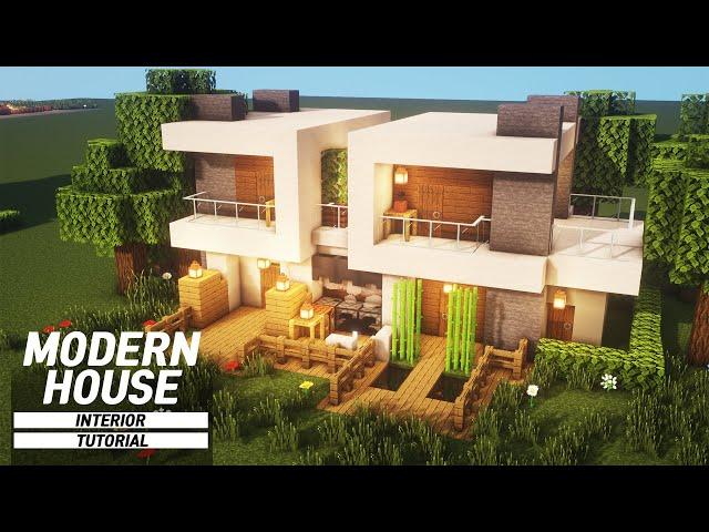 Minecraft: How To Build A Modern House Tutorial :: Small Modern House #76