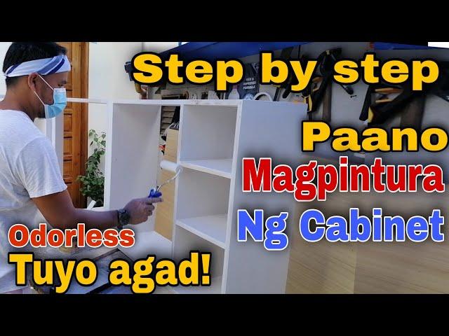 Paano Magpìntura ng Cabinet  How to Paint Cabinet