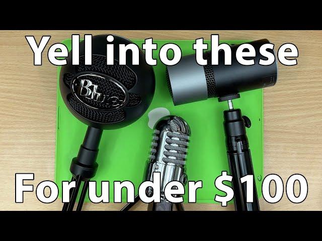 Cheap USB Microphones.