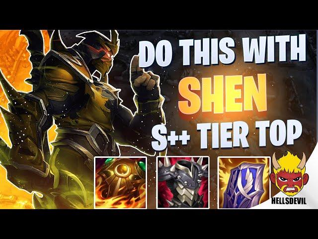 WILD RIFT | SHEN IS S++ TIER IF YOU DO THIS! | Challenger Shen Gameplay | Guide & Build