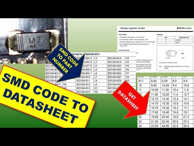 {546} How to Decode SMD CODE Into Part Number & Datasheet