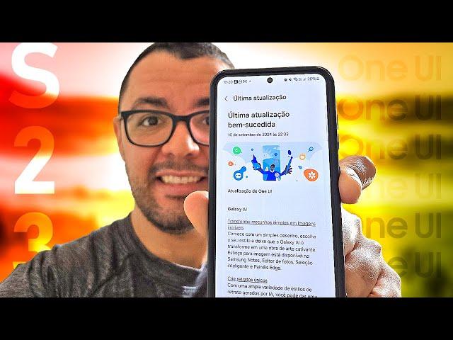 Chegou a One UI 6.1.1 para o Galaxy S23! (Muitos RECURSOS!)