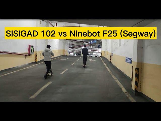 SISIGAD 102 VS Segway Ninebot F25 at 20-degree Climbing, Which One Is Right for You?