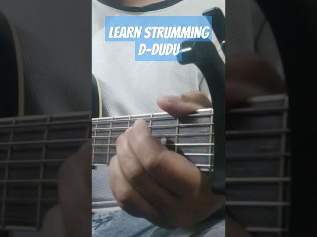 Learn easy Guitar strumming D-Dudu