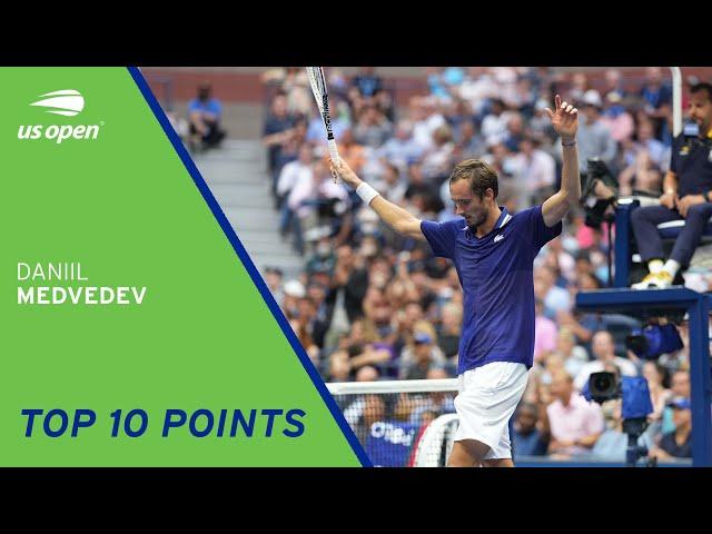 Daniil Medvedev | Top 10 Points | 2021 US Open