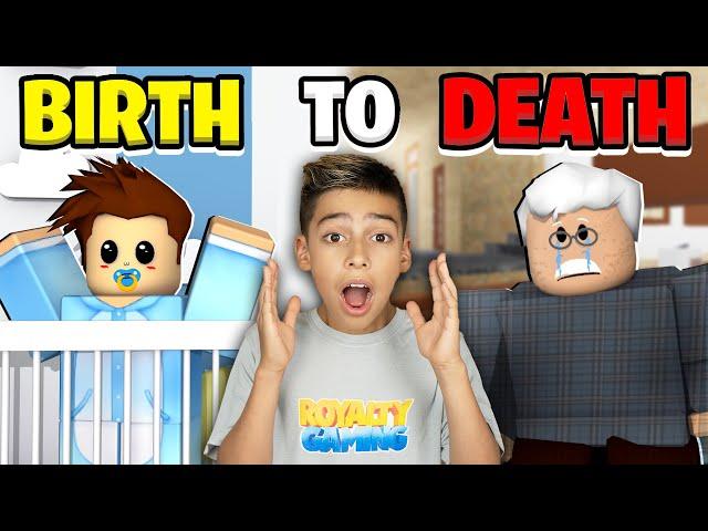 BIRTH to DEATH in Roblox Brookhaven! (Emotional Ending) | Royalty Gaming