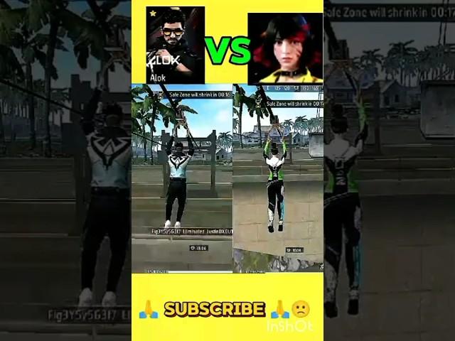 Alok VS Kelly Ability test video#sorts#akmalgming08#virak#youtube#freefire#new#video