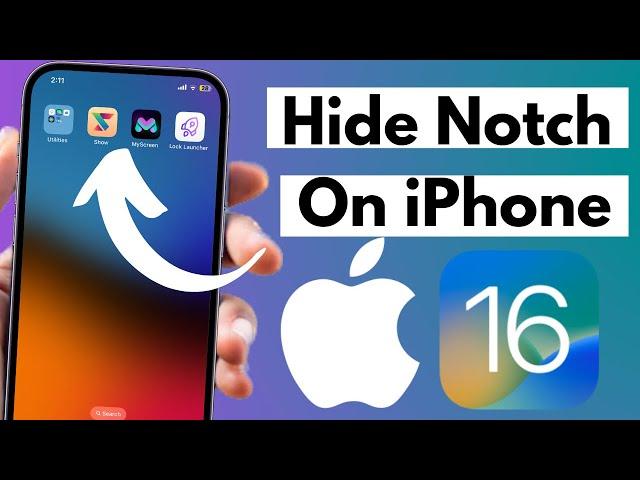 How To Hide Notch on iPhone | Hide Dynamic Island iOS 16