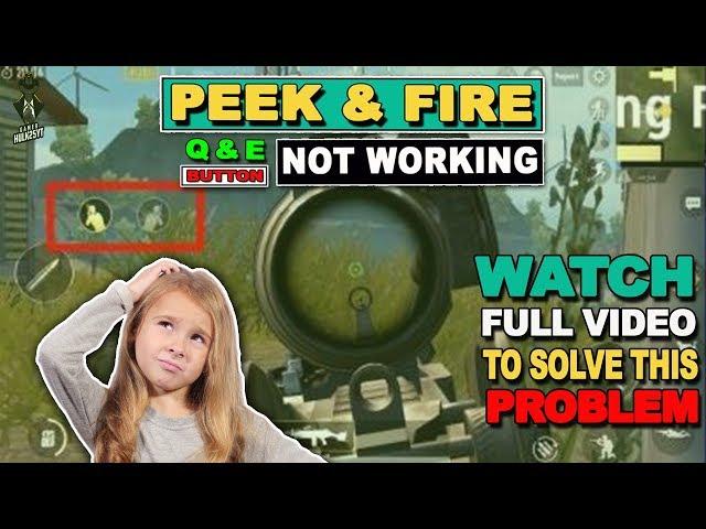 PEEK & FIRE BUTTON NOT WORKING IN PUBG MOBILE EMULATOR | HOW TO SOLVE THIS PROBLEM? WATCH THIS VIDEO