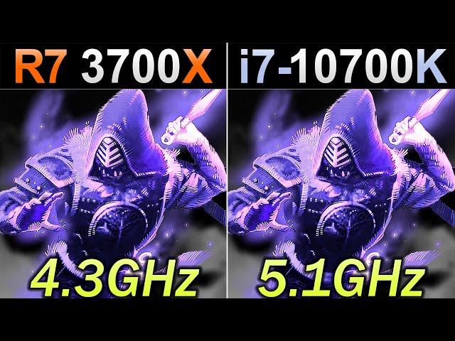 Ryzen 7 3700X (4.3GHz) Vs. i7-10700K (5.1GHz) | 28 Games Benchmarks