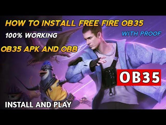 How To Install Free Fire OB35 Update | How To Update Normal Free Fire OB35 Apk&OBB