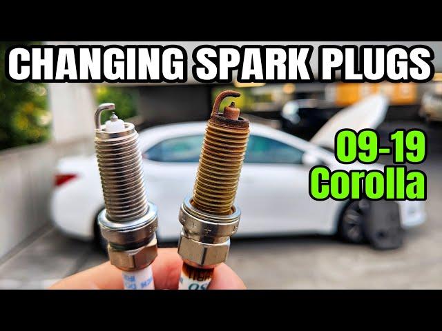 How To Change Spark Plugs: 2009 - 2019 Toyota Corolla Spark Plug Change Tutorial