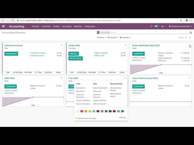 Odoo V12   Bank Reconciliation