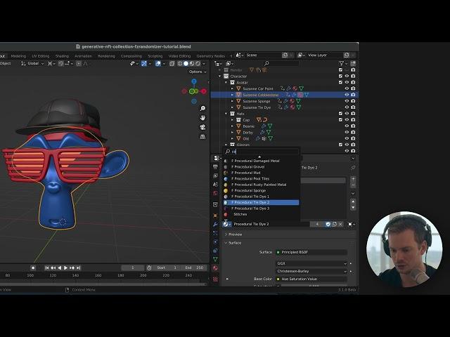 Blender Tutorial - Generative 3D NFT Collections with FZRandomizer