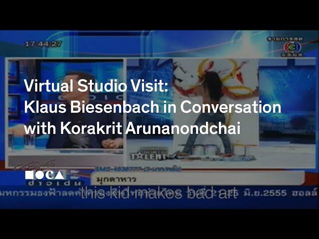 Virtual Studio Visit: Klaus Biesenbach in Conversation with Korakrit Arunanondchai