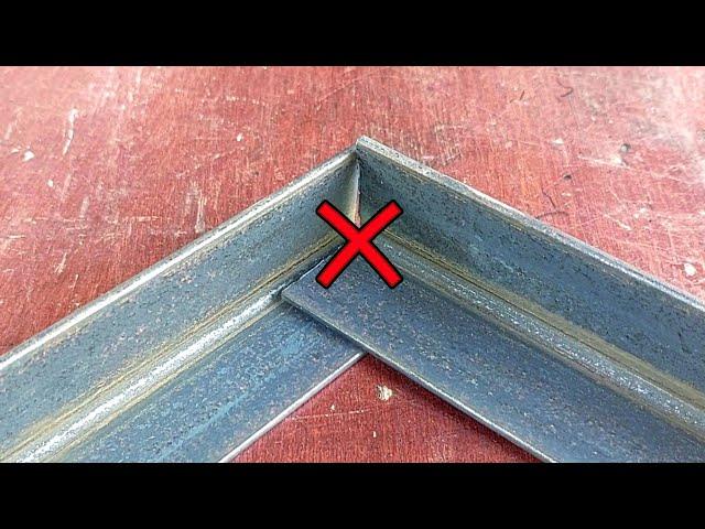 not many know, 2 welder secrets make precision 90 degree joints on L angle iron