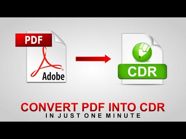How to Convert PDF File into Corel Draw | PDF to CDR | Graphics Inn | Urdu/Hindi