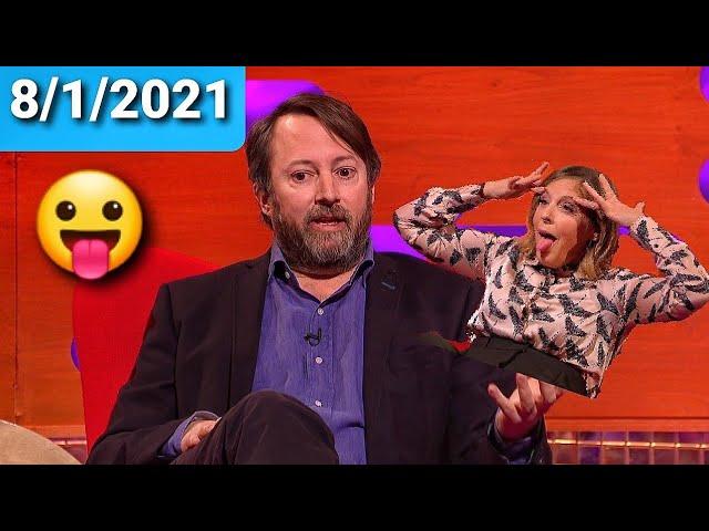 Graham Norton Show 8/1/2021 David Mitchell, Regina King, Anya Taylor-Joy, Mel Giedroyc, Jimmy Fallon