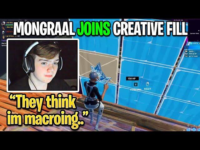 Mongraal joins Random Creative Fill for the First Time Then Shows Off Macro Edits (Fortnite)