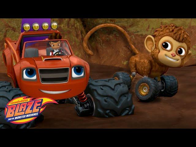 Blaze Gets Stuck in STICKY Mud! w/ AJ | 90 Minute Compilation | Blaze and the Monster Machines