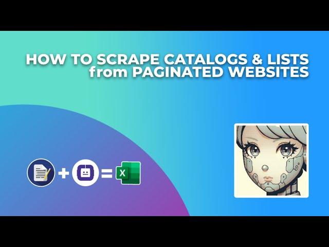 CUSTOMIZABLE BOT - SCRAPE CATALOGS & LISTS of DATA | NO CODE BOT BUILDER | AI BOT CREATOR SOFTWARE