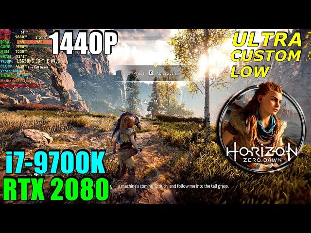 Horizon Zero Dawn RTX 2080 & 9700K 4.6GHz - Max Settings 1440P