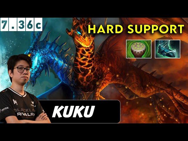 Kuku Jakiro Hard Support - Dota 2 Patch 7.36c Pro Pub Gameplay