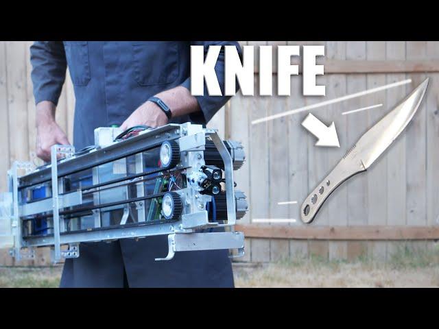 Knife Throwing Machine Part 1 - The B.U.I.L.D.