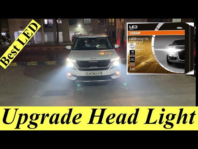 2023 KIA seltos head light How install LED light in kia seltos | best LED for kia Raghuveer singh