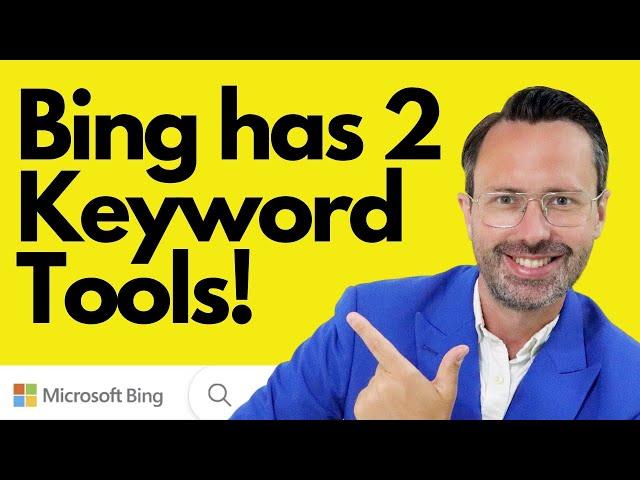 Bing Keyword Research Tools Tutorial