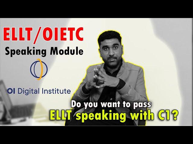 OIETC Speaking intro | ELLT Speaking preparation | Oxford English Speaking Test