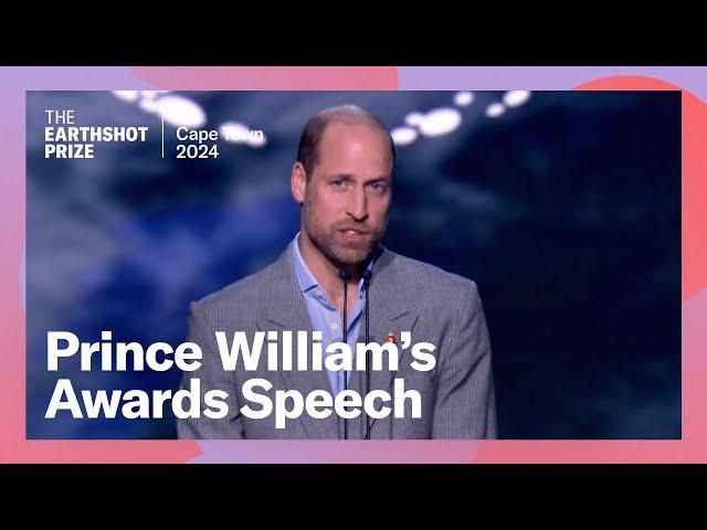 Prince William Awards Speech | The Earthshot Prize