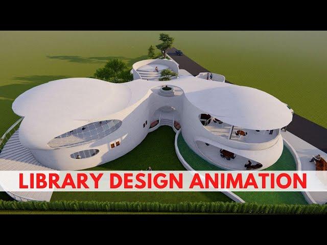 Library Architectural Animation || Lumion Walkthrough || Shelter Design & Development ||