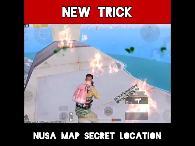 Nusa Map Secret Location | Pubg Mobile 2.2 Update Tricks | #shorts #bgmi #pubgmobile #122