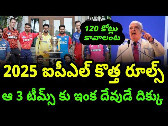 IPL 2025 Rules And Retentions | IPL 2025 Auction | Telugu Buzz
