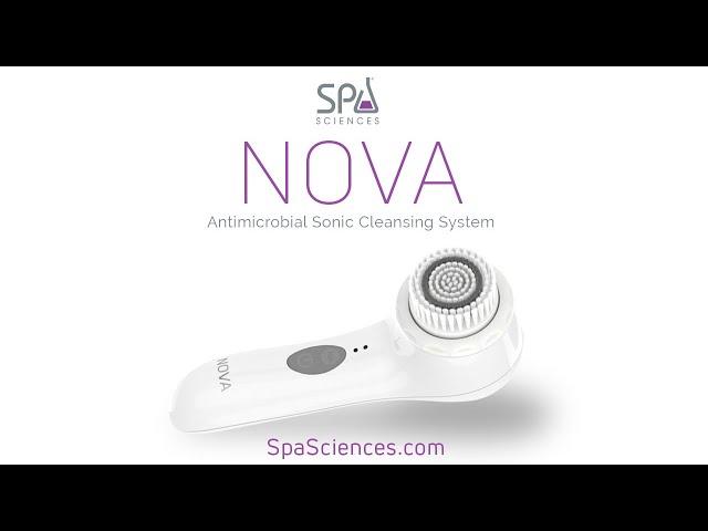 The NOVA Antimicrobial Sonic Cleansing System - By Spa Sciences