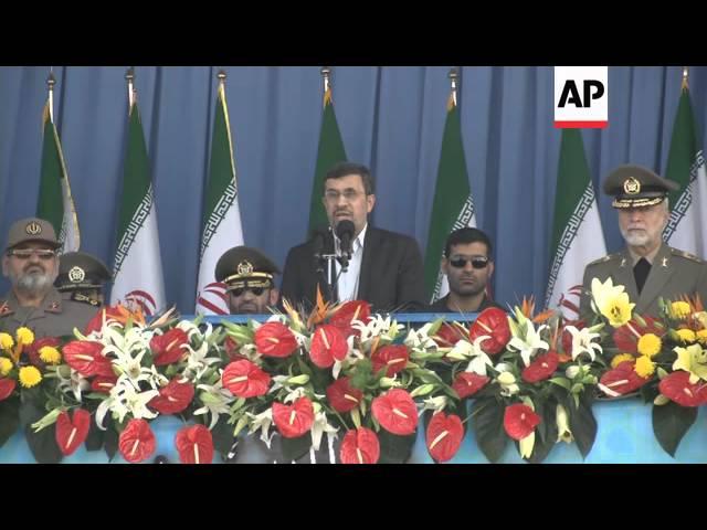 Ahmadinejad claims west trying to "trigger ethnic and religious conflicts"