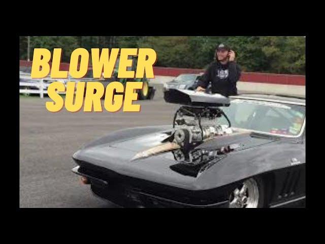 Insane Blower Surge with the Boxvette a Big Tire Street Vette!!