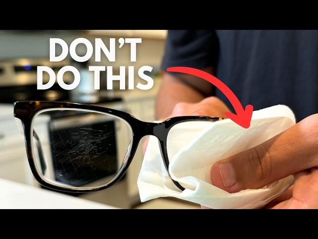 The Right Way To Clean Your Glasses!