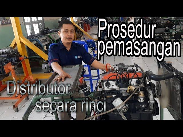 Prosedur pemasangan distributor secara rinci pada sistem pengapian konvensional