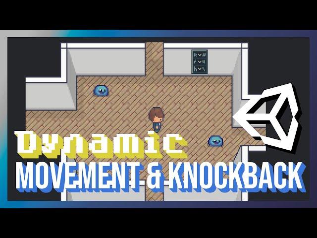 Movement and Knockback with Dynamic Rigidbody 2D AddForce Physics in Unity 2022