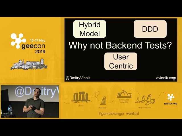 GeeCON 2019: Dmitry Vinnik - Modern Web Testing: Going Beyond Selenium