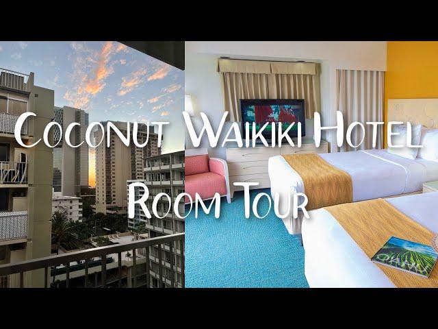 I booked a trip to Hawaii! here's where I'm staying! | Coconut Waikiki Hotel Room Tour